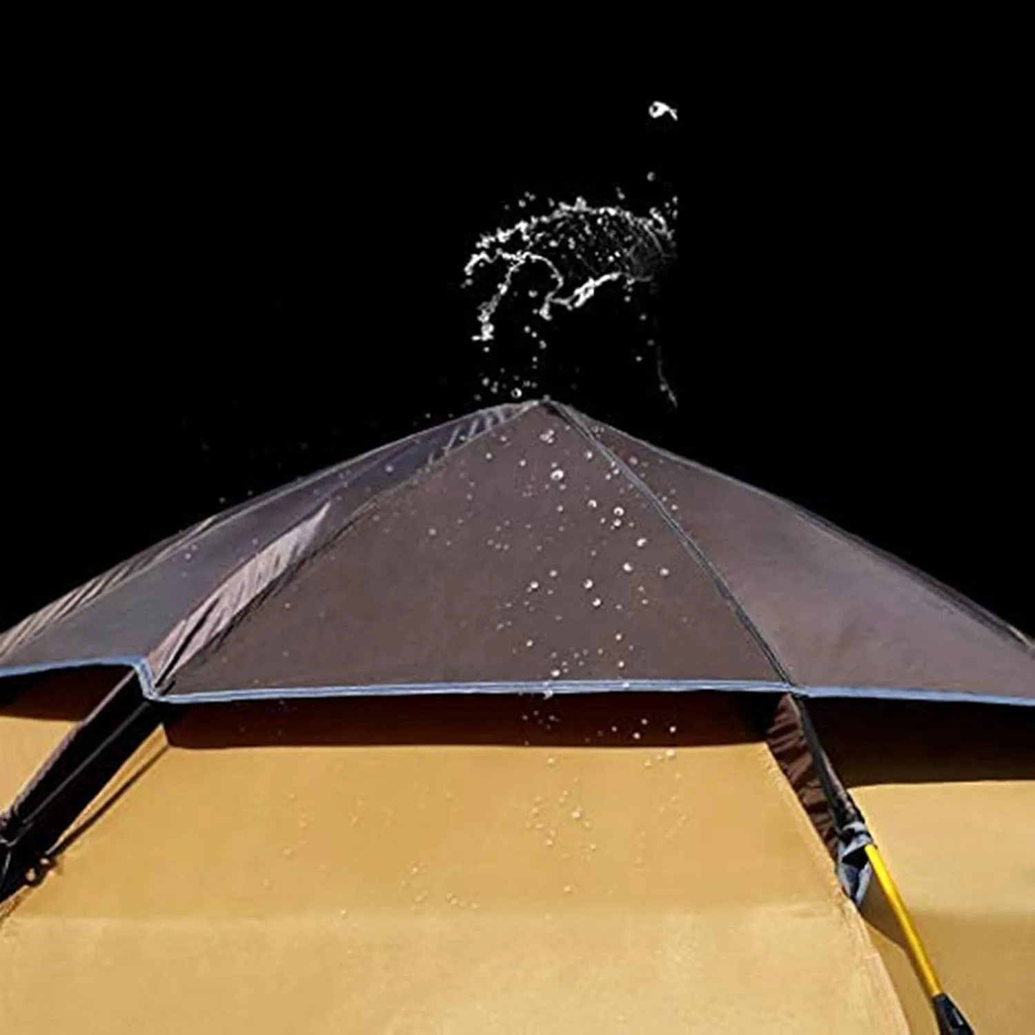 Tarpaulin Shade Cloth Rainproof Cloth Tent Automatic Opening Hexangular Hydraulic Tent - Ultra Large Waterproof Dome Tent- Uv Protected Family Camping Tents Green (Color : B, Size : Large)