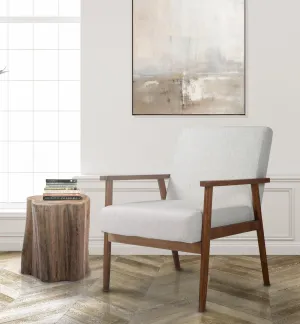 Teak Wood Arm Chair Comfortably Padded Seat and Back Cushions