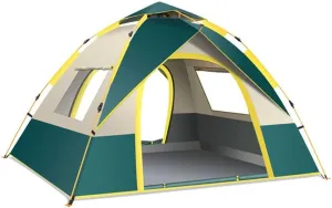 TEidea Pop Up Tents for Camping 4 Person Waterproof Tent Family Camping Tent Instant Tent Portable Automatic Tent for Camping Hiking Mountaineering(Color:2)
