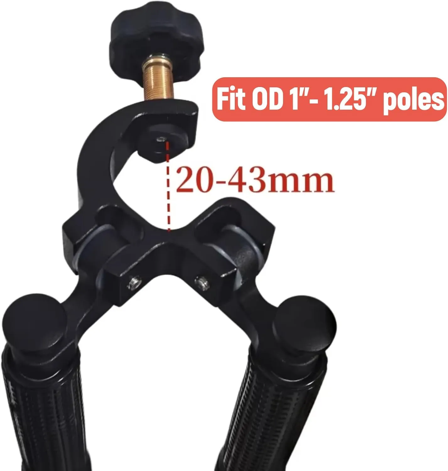 Telescopic Bipod GPS Rover Rod Bipod for RTK GNSS Total Station, Mini Prism Pole Bipod Monopods Surveying
