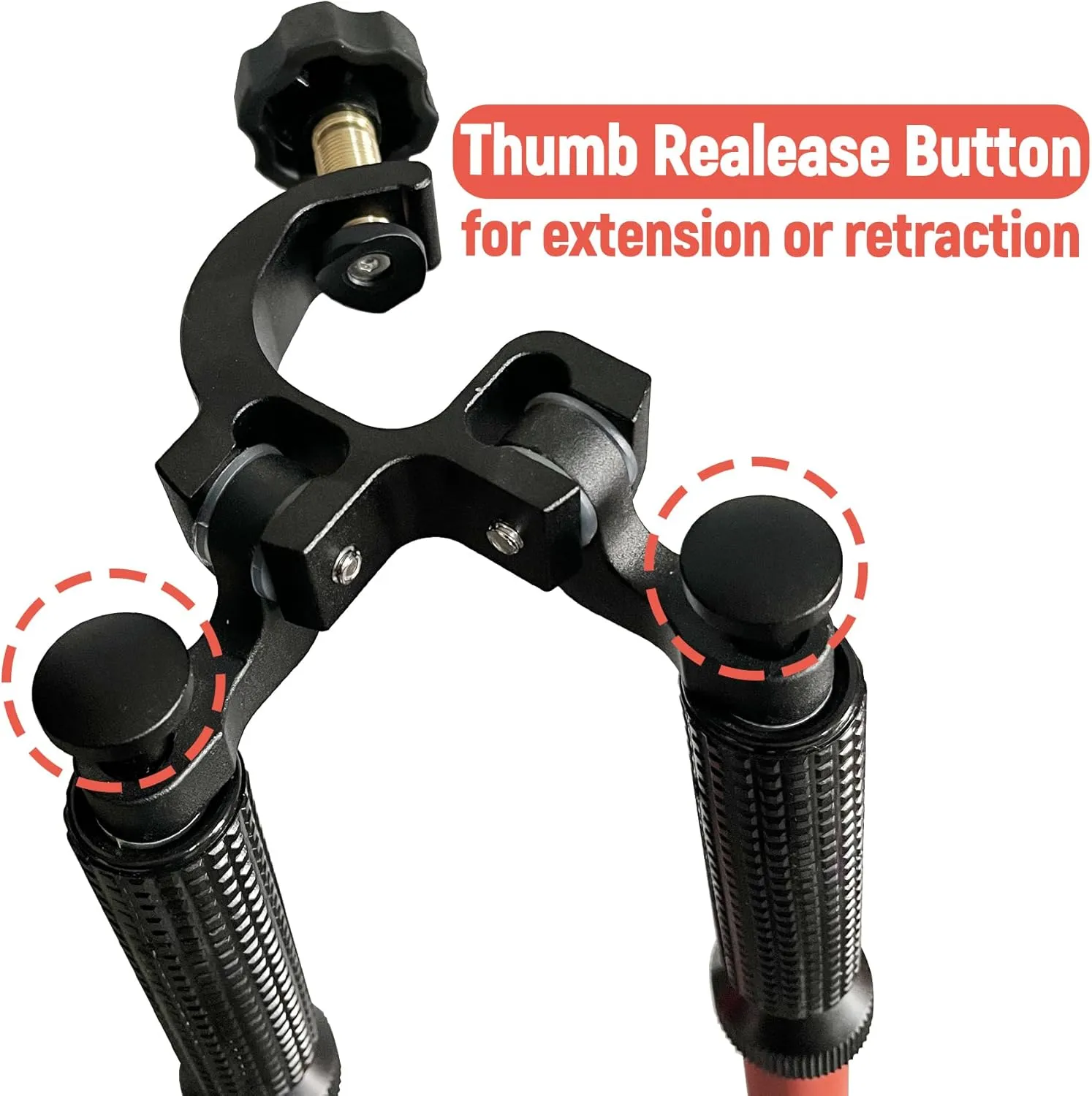 Telescopic Bipod GPS Rover Rod Bipod for RTK GNSS Total Station, Mini Prism Pole Bipod Monopods Surveying