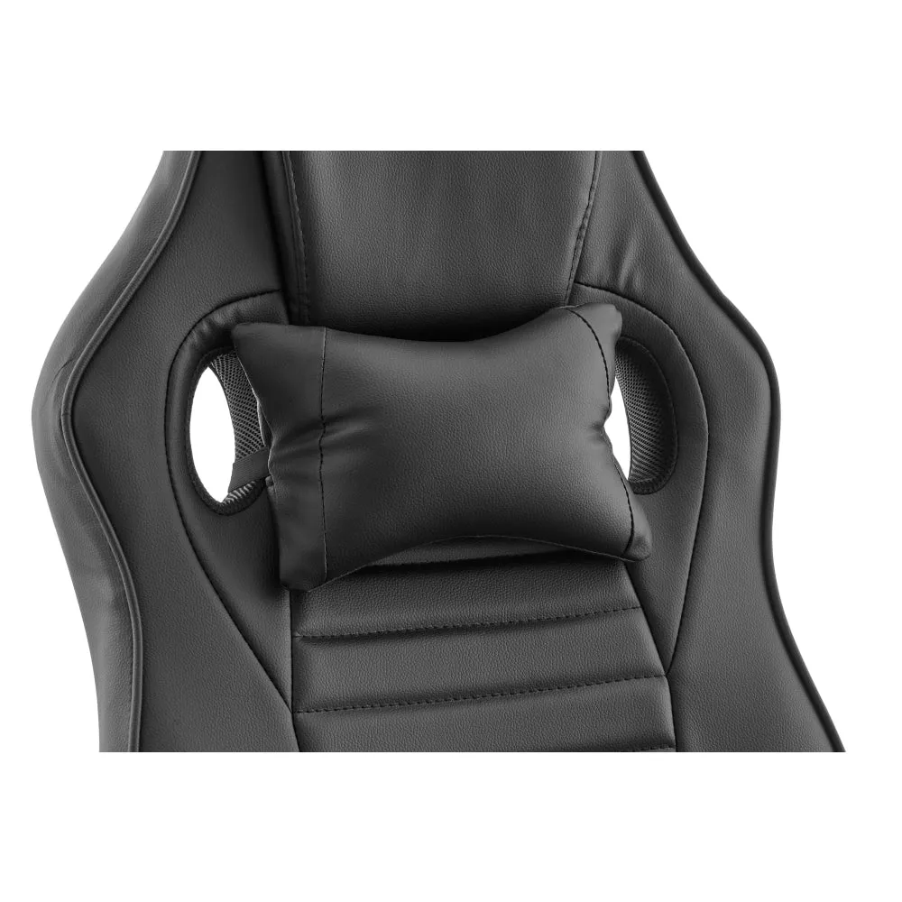 Tempest PU Leather Office Computer Work Task Gaming Chair - Black