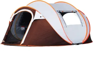 Tent Automatic Pop Up Camping Tent 5-8 Person with 2 Door&2 Mesh Waterproof Instant Tent for Family Hiking Outdoor