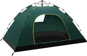 Tent Camping Tent Portable Instant Setup Pod Instant Changing Tent with 2 Doors Camping Beach Lightweight (Color : Green)