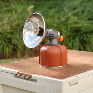 Tent Heater for Camping, Portable Propane Heater Has 4,300 BTU (2,000 BTU for Butane), Camping Gas Heater and Stove, Built-In Butane Interface, And Comes with a Propane Adapter, for Outdoor (1PCS)