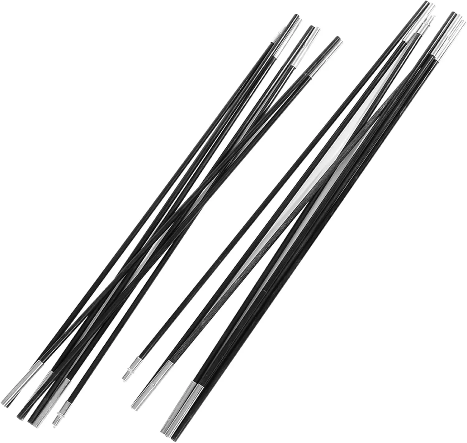 Tent Replacement Pole, 3.96m Camping Tent Pole Replacement Fibreglass Pole Kit, Tent Pole Replacement for Hiking and Camping Tarp