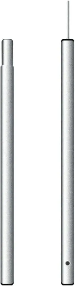 TentandTable Heavy Duty Anodized Aluminum Center Tent Pole, 2 Pieces, 16 Ft