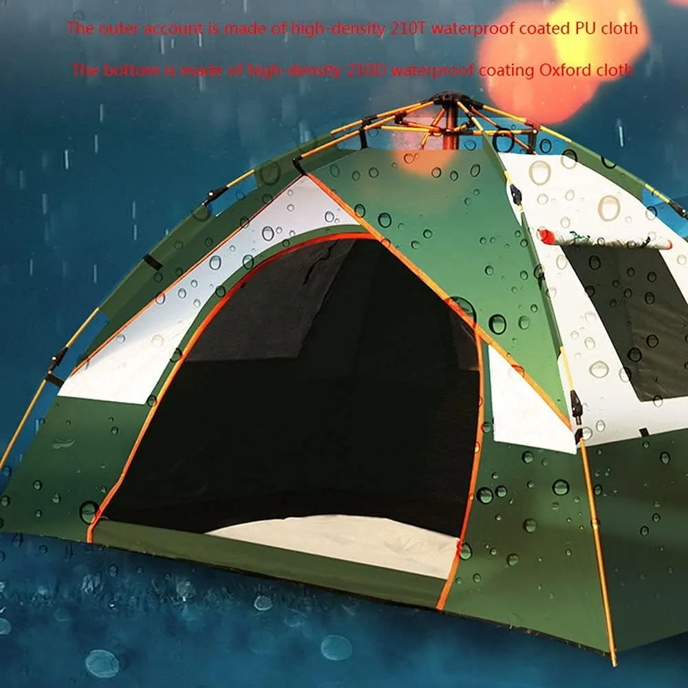 Tents Instant Pop Up Family Camping,Quick Set up for Camping, Hiking, Fishing for 2-3 3-4Persons