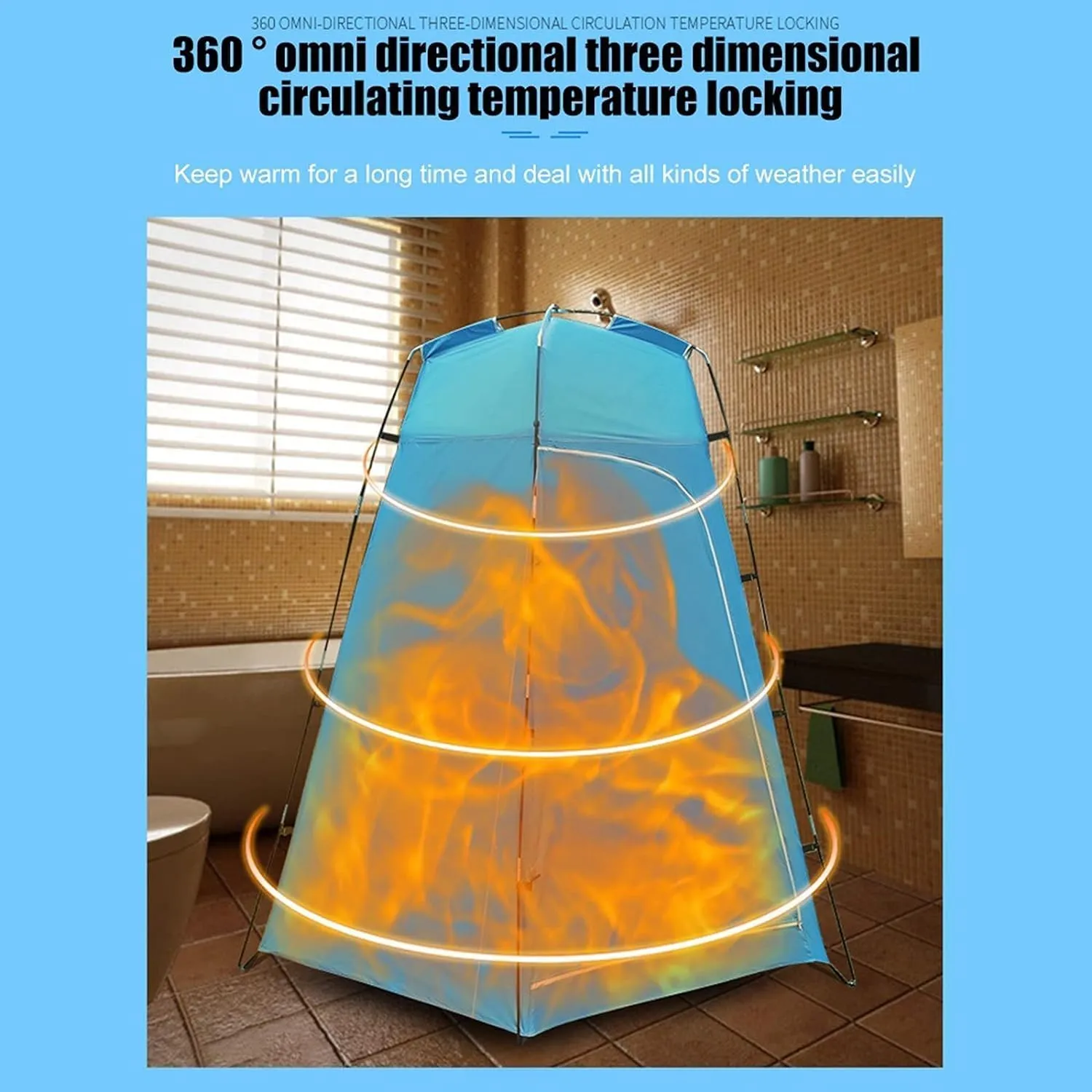 Tents Portable Privacy Shower Toilet Tent, Camping Automatic Up Tent,Outdoor Camping Hiking Dressing Photography (Purple Green One Size)