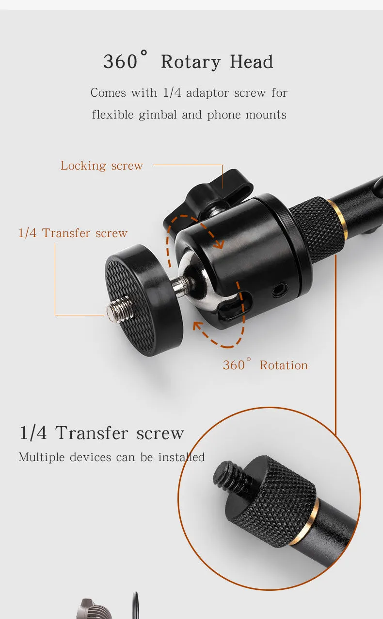 ThousWinds M10 Lightweight Foldable Pole