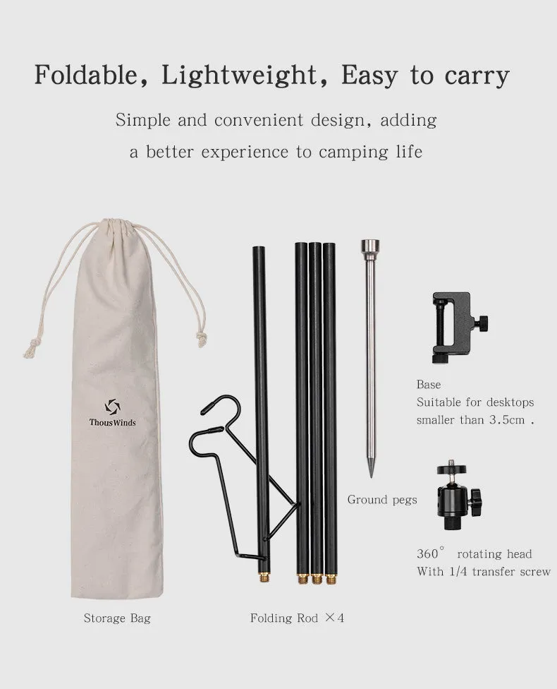 ThousWinds M10 Lightweight Foldable Pole