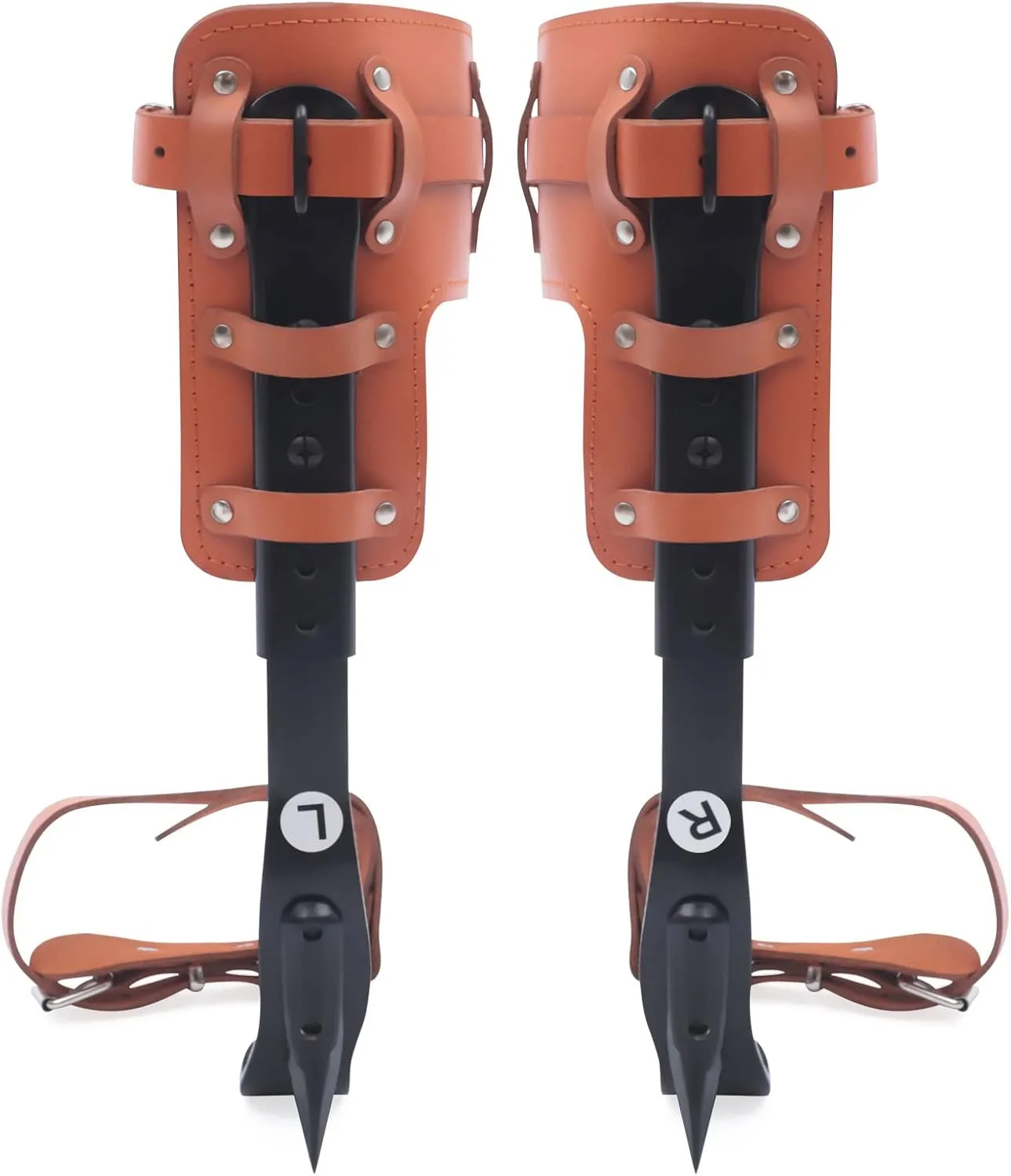 Tree Climbing Spikes Set, Adjustable Climbing Set, Climbing Spike Tree Climbing Tool with Non-Slip Pedal Tree Climbing Tool for Climbing Trees Outdoor