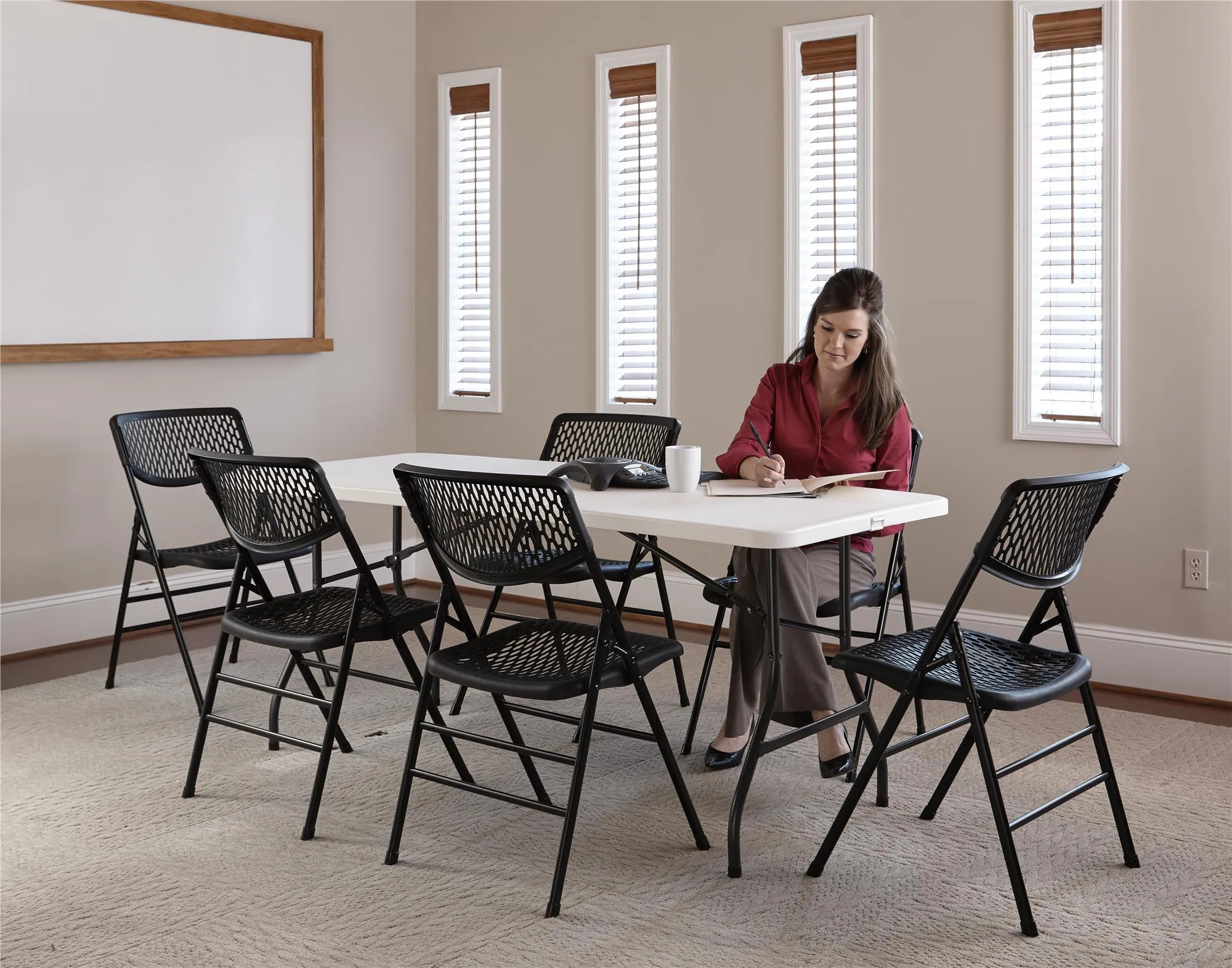 Ultra Comfort Commercial XL Plastic Folding Chair