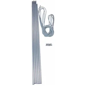 Vango Alloy Pole Set 9.5mm - Silver