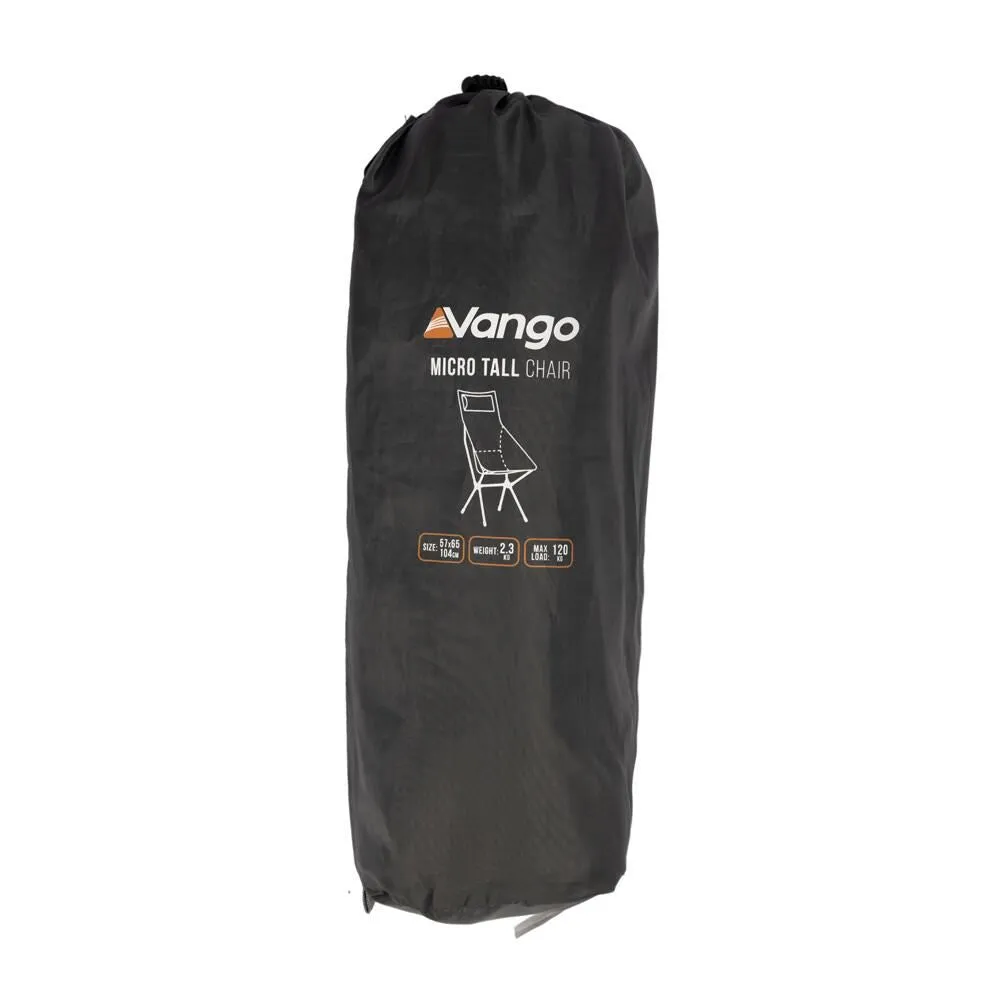 Vango Micro Tall Chair Tall Excalibur