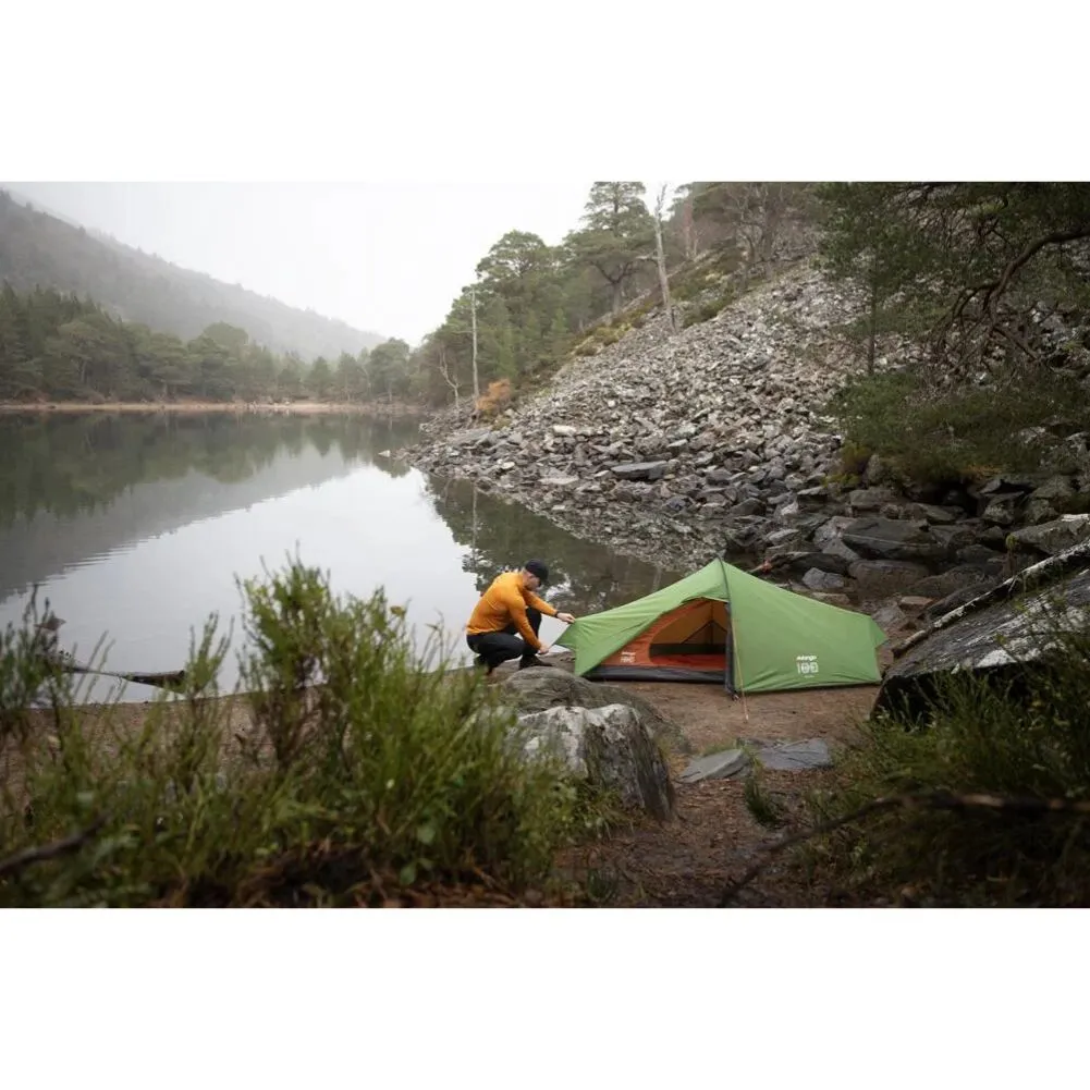 Vango Nevis 100 Tent - 1 Person Trekking Tent (Pamir Green)