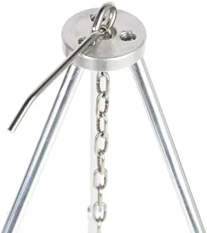 VGEBY1 Camping Tripod, Portable Collapsible Tripod Campfire Cooking Oven Tripod Barbecue Grills for Camping Picnic BBQ Cooking