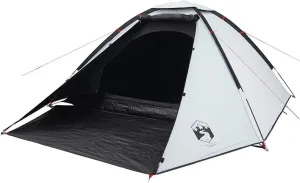 vidaXL Camping Tent Dome 4-Person White Blackout Fabric Waterproof, Tent, Camping shelter, Garden shelter, Garden Tent, Outdoor shelter
