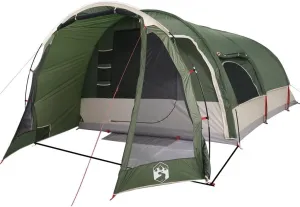 vidaXL Family Tent Tunnel 8-Person Green Waterproof, Tent, Garden Tent, Outdoor shelter, Camping Tent, Camping shelter, Garden shelter