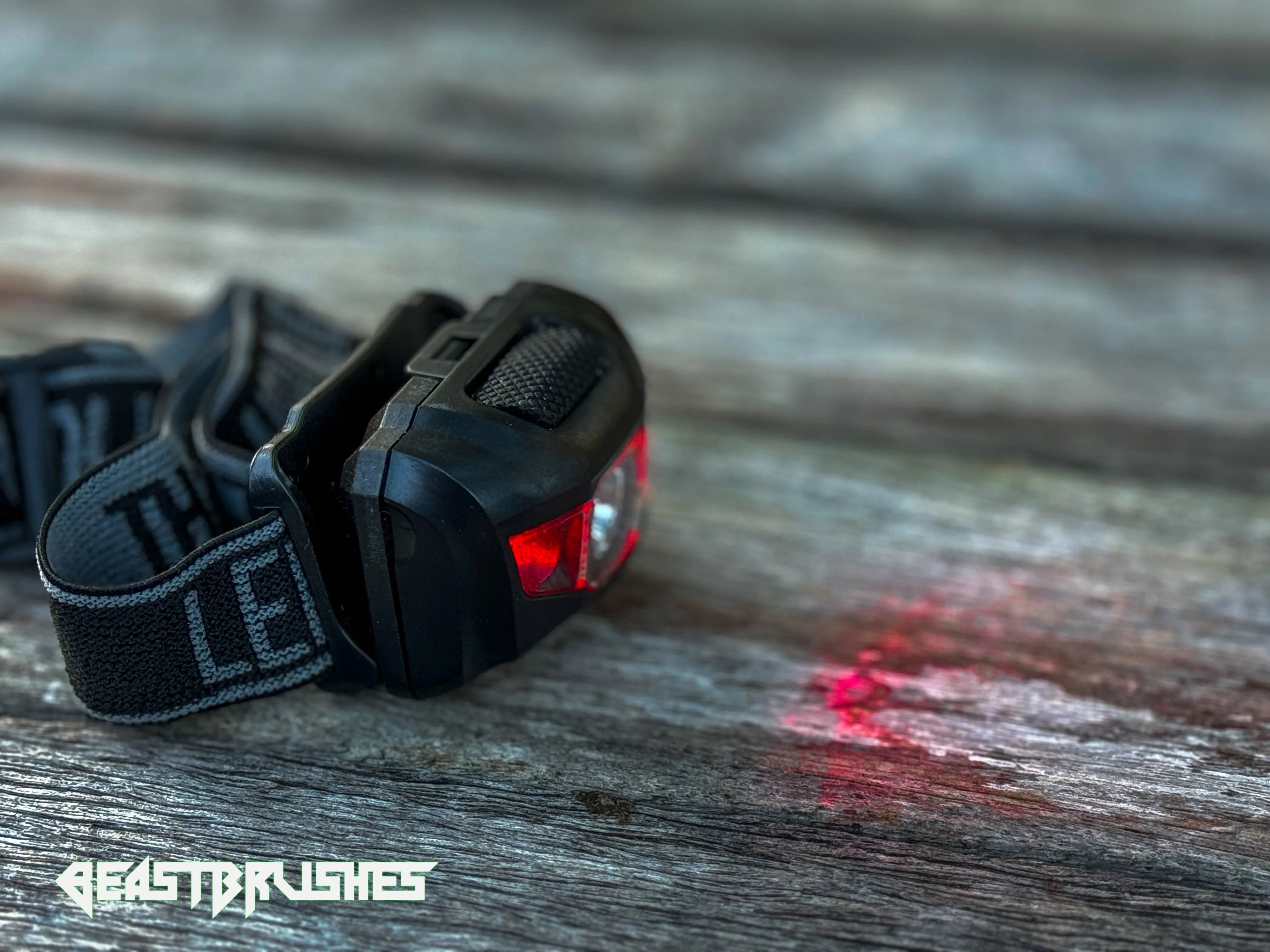 Waterproof Headlamp (Red and White light)