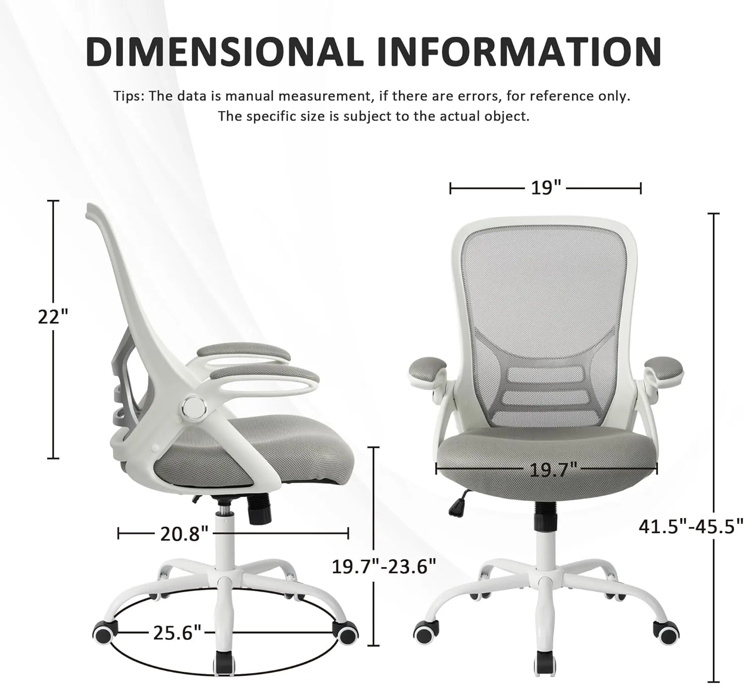 White Office Chair, Comfy Desk Chair Home Mesh Office Chair Desk Chair White Desk Chair Ergonomic