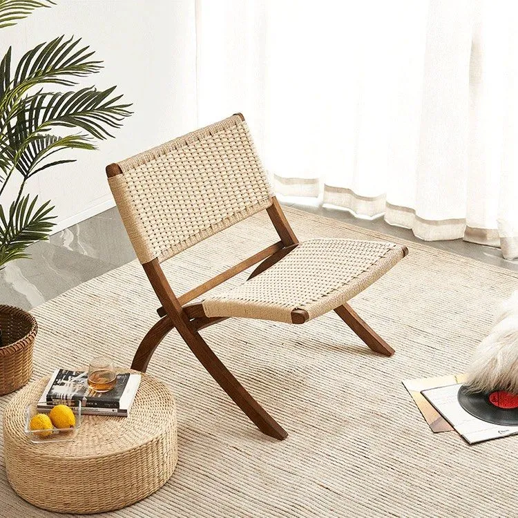 WIGOREZ Rattan Folding Chair