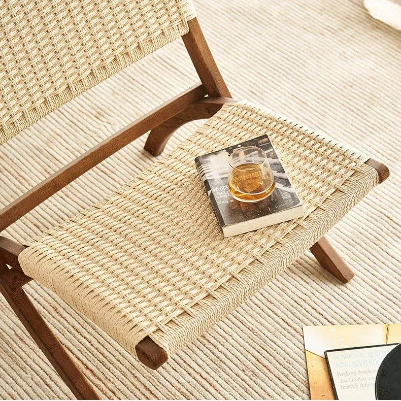 WIGOREZ Rattan Folding Chair
