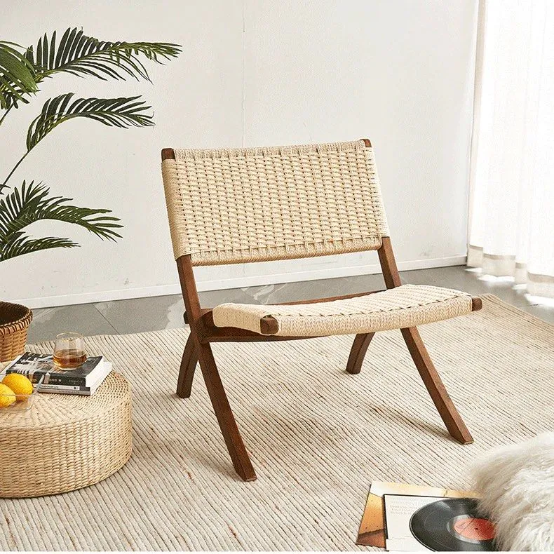 WIGOREZ Rattan Folding Chair