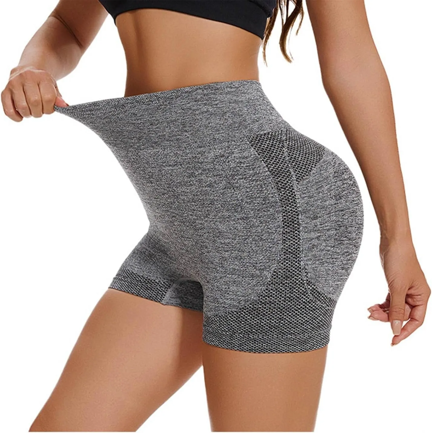 Women's Naked Feeling Biker Shorts Women's Shorts Athletic Booty Shorts Yoga Shorts Gym High Waisted Workout Spandex