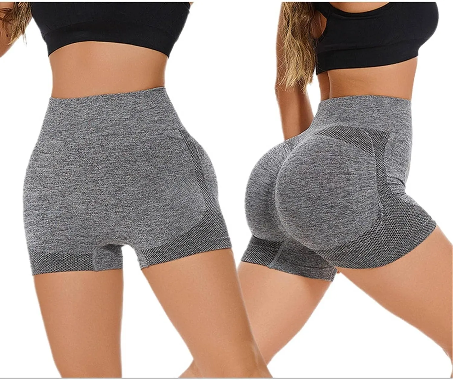 Women's Naked Feeling Biker Shorts Women's Shorts Athletic Booty Shorts Yoga Shorts Gym High Waisted Workout Spandex