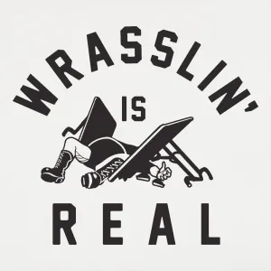 Wrasslin' Is Real Kids' T-Shirt