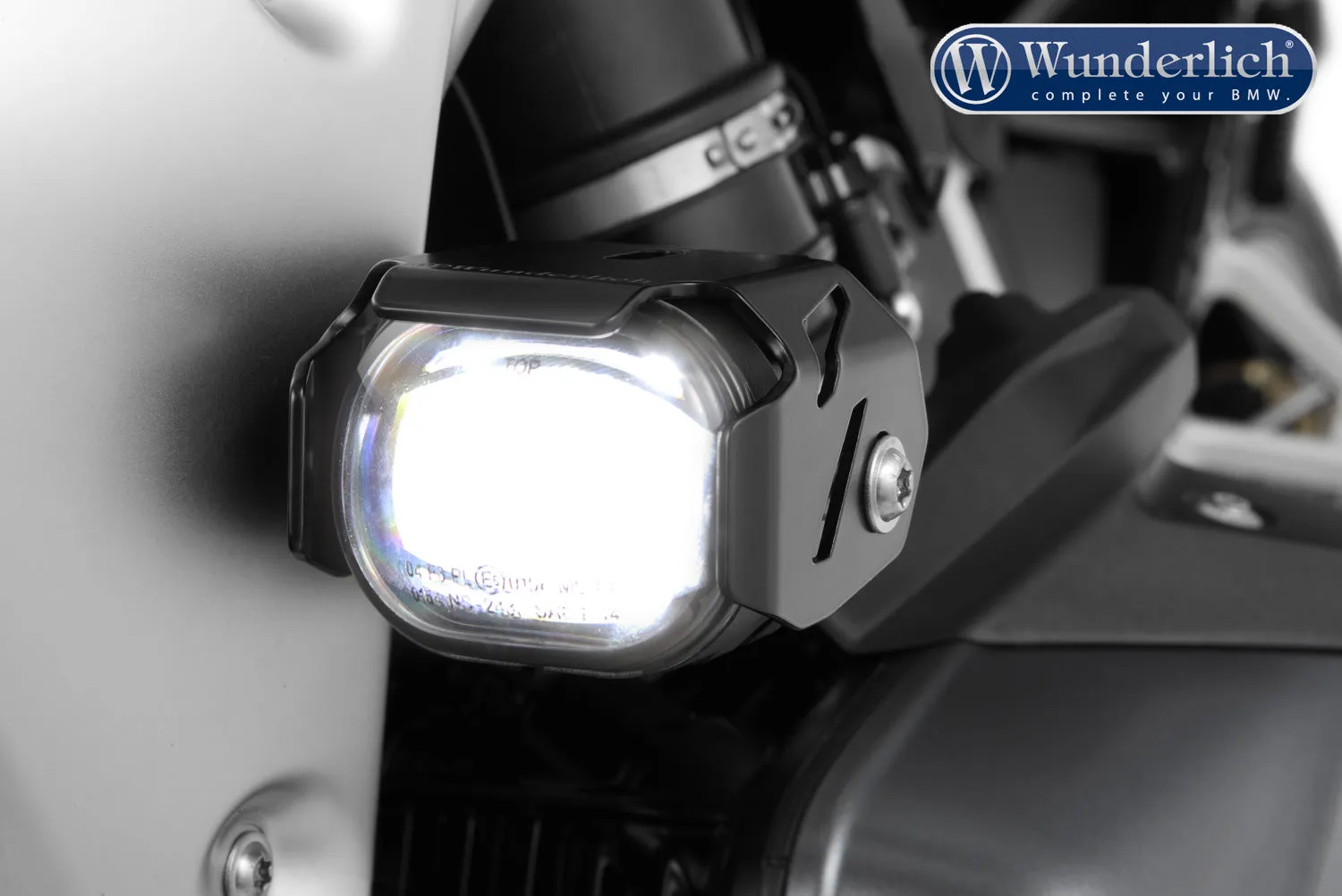 Wunderlich MICROFLOOTER LED auxiliary headlight – black