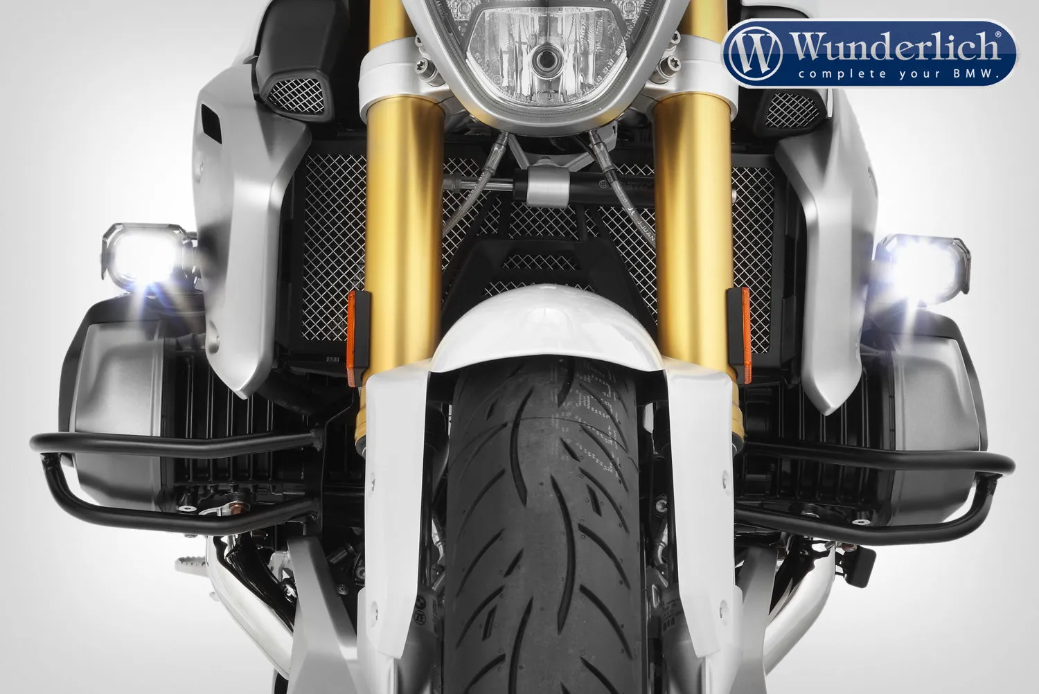 Wunderlich MICROFLOOTER LED auxiliary headlight – black