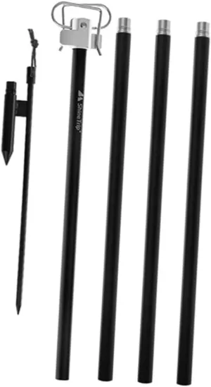 YARNOW Tent Hanging Rack Lamp Pole Aluminum Alloy Stand Lantern Holder Portable for Camping Outdoor