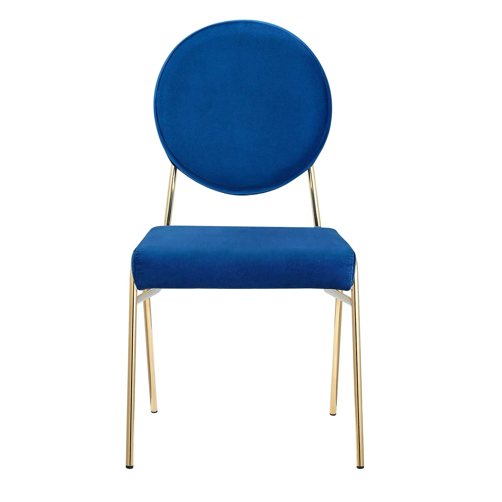 Zephyr Dining Chair in Navy Velvet